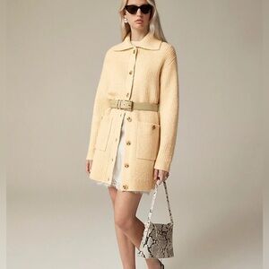 J. Crew Cream Cardigan Sweater